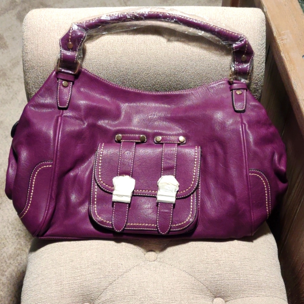 Vegan leather handbag